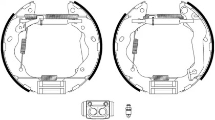 Комлект тормозных накладок HELLA 8DB 355 022-621