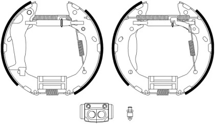 Комлект тормозных накладок HELLA 8DB 355 022-611