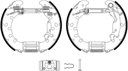 Комлект тормозных накладок HELLA 8DB 355 022-971