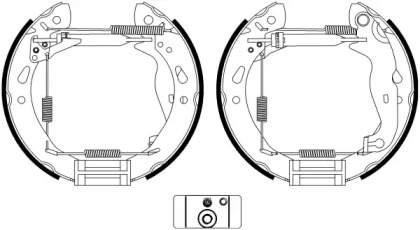 Комлект тормозных накладок HELLA 8DB 355 022-921