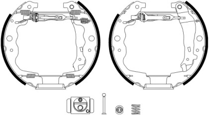 Комлект тормозных накладок HELLA 8DB 355 022-871