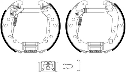 Комлект тормозных накладок HELLA 8DB 355 022-791