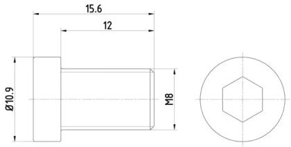 Болт HELLA 8DZ 355 209-091