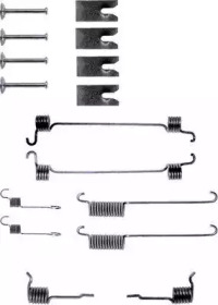 Комплектующие, тормозная колодка HELLA 8DZ 355 200-301