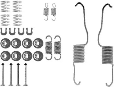 Комплектующие, тормозная колодка HELLA 8DZ 355 200-161