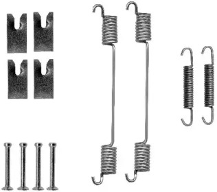 Комплектующие, тормозная колодка HELLA 8DZ 355 200-751