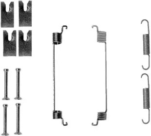 Комплектующие, тормозная колодка HELLA 8DZ 355 200-841