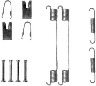 Комплектующие, тормозная колодка HELLA 8DZ 355 200-871