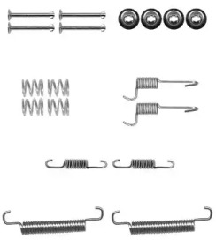 Комплектующие, тормозная колодка HELLA 8DZ 355 201-041