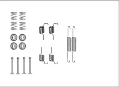 Комплектующие, стояночная тормозная система HELLA 8DZ 355 205-951