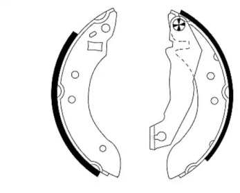 Комлект тормозных накладок HELLA 8DB 355 000-131