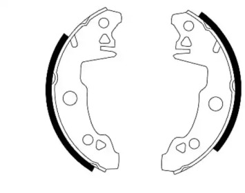 Комлект тормозных накладок HELLA 8DB 355 000-061