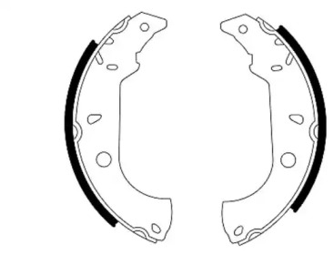 Комлект тормозных накладок HELLA 8DB 355 003-151