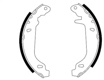 Комлект тормозных накладок HELLA 8DB 355 003-391