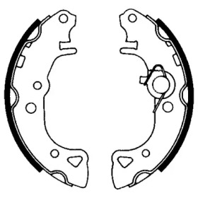 Комлект тормозных накладок HELLA 8DB 355 001-001