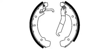 Комлект тормозных накладок HELLA 8DB 355 001-331