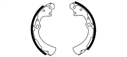 Комплект тормозных колодок HELLA 8DB 355 001-191