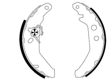 Комлект тормозных накладок HELLA 8DB 355 001-031