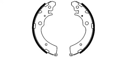 Комлект тормозных накладок HELLA 8DB 355 001-481