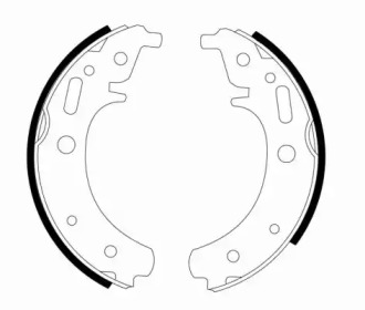 Комлект тормозных накладок HELLA 8DB 355 000-441