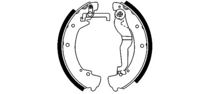 Комлект тормозных накладок HELLA 8DB 355 001-281