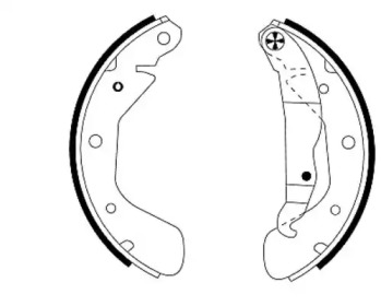 Комлект тормозных накладок HELLA 8DB 355 001-291