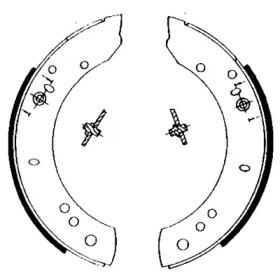 Комлект тормозных накладок HELLA 8DB 355 002-081