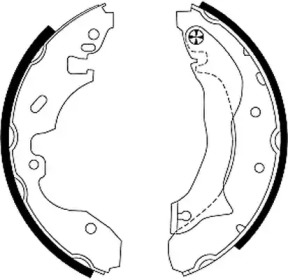 Комлект тормозных накладок HELLA 8DB 355 002-091