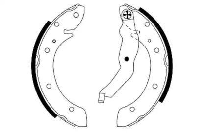 Комлект тормозных накладок HELLA 8DB 355 001-581