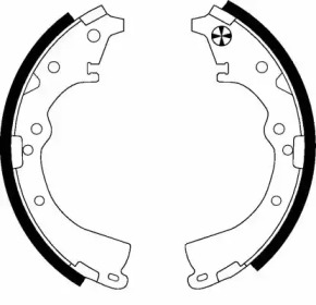 Комлект тормозных накладок HELLA 8DB 355 002-201