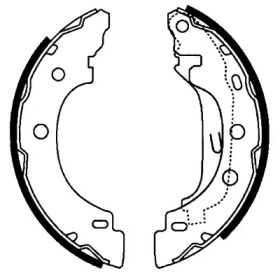 Комлект тормозных накладок HELLA 8DB 355 002-241