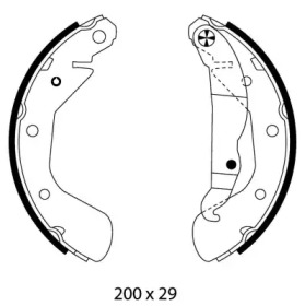 Комлект тормозных накладок HELLA 8DB 355 003-421