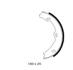 Комлект тормозных накладок HELLA 8DA 355 050-491