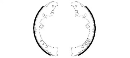 Комлект тормозных накладок HELLA 8DB 355 003-011