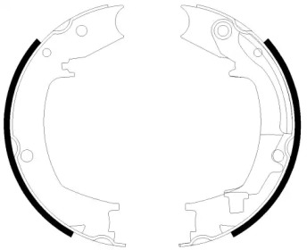 Комлект тормозных накладок HELLA 8DA 355 050-731