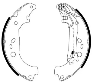 Комлект тормозных накладок HELLA 8DB 355 003-051