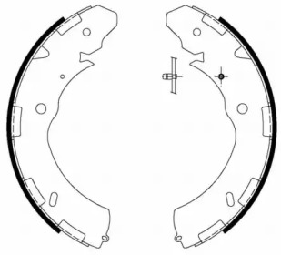 Комлект тормозных накладок HELLA 8DB 355 000-421