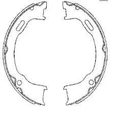 Комлект тормозных накладок HELLA 8DA 355 051-241