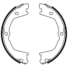 Комлект тормозных накладок HELLA 8DA 355 050-231