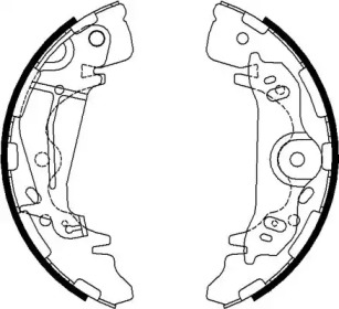 Комлект тормозных накладок HELLA 8DB 355 022-091