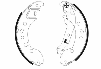 Комлект тормозных накладок HELLA 8DB 355 022-181