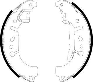 Комлект тормозных накладок HELLA 8DB 355 022-271