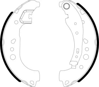 Комплект тормозных колодок HELLA 8DB 355 022-281