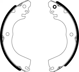 Комлект тормозных накладок HELLA 8DB 355 022-291