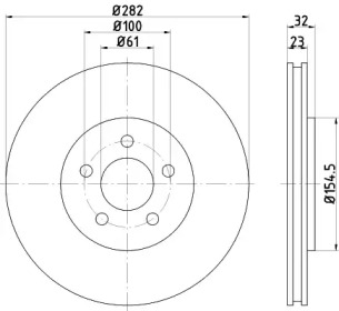 Тормозной диск HELLA 8DD 355 120-621