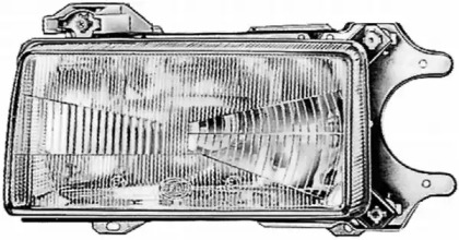 Основная фара HELLA 1AG 004 580-151