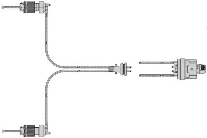 Регулировочный элемент, регулировка угла наклона фар HELLA 6NH 003 395-211