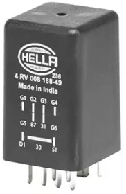 Блок управления, время накаливания HELLA 4RV 008 188-491