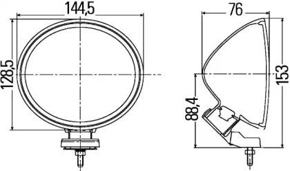 Фара HELLA 1F4 007 893-191