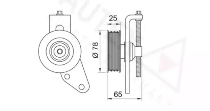 Ролик AUTEX 654338